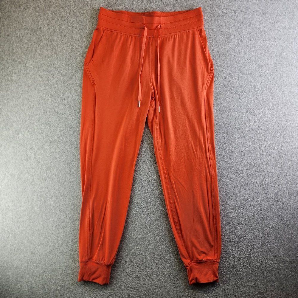 Lululemon Ready To Rulu Joggers Womens 8 Warm Coral High Rise Tapered Loungewear